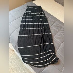 Bluenotes Black and White Maxi Skirt